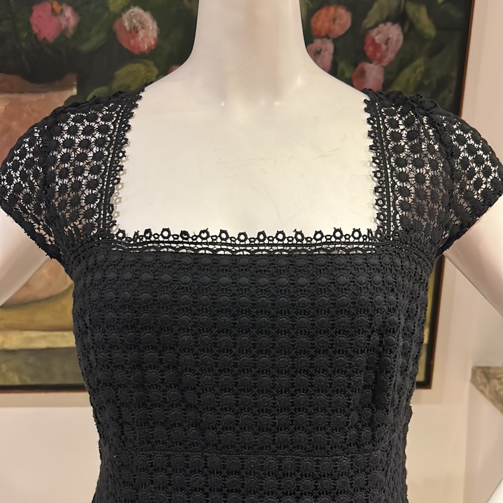 Milly New York lace dress with square neckline